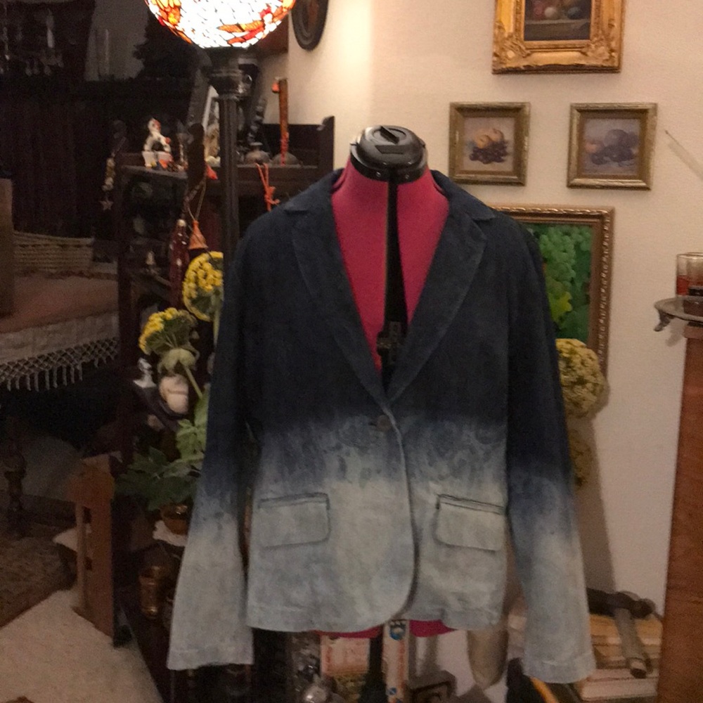 NWOT Chicos platinum hombre denim jacket 3 (2x-3x)